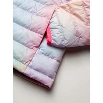 Water-Resistant Packable Puffer Jacket for Girls