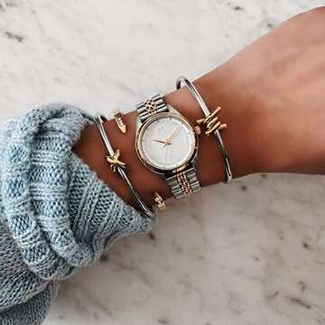 MVMT Rise Mini Watches for Women - Premium Minimalist Vintage Watch - Analog - 10 ATM/100 Meters Water Resistance - 30mm