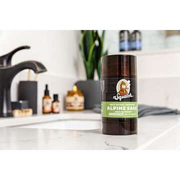 Dr. Squatch Natural Deodorant for Men - Alpine Sage