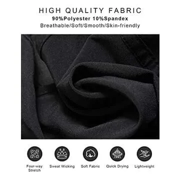 Blooming Jelly Women's High Waisted Athletic Shorts