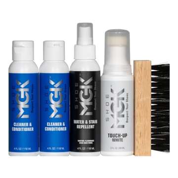 Shoe MGK MVP Sneaker Cleaner Kit - Cleaner & Conditioner, Water & Stain Repellent, White Touch-Up, w...