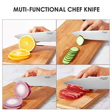 14 PCS Super Sharp Stainless Steel Knife Set with Stand