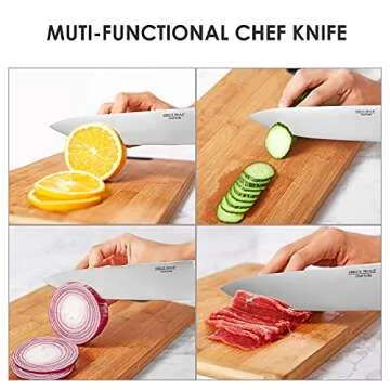 14 PCS Super Sharp Stainless Steel Knife Set with Stand