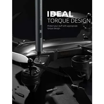 iFu Mini Electric Screwdriver, 42 in 1 Precision Screwdriver Set – Small Cordless Power Screwdriver with LED Light & 37 Magnetic Bits, Repair Tool for Phone Laptop Camera Watch Computer