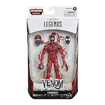 Marvel Hasbro Legends Series Venom 6-inch Collectible Action Figure Toy Carnage, Premium Design and 1 Accessory