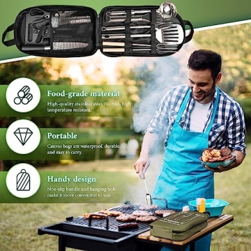 Camping Kitchen Utensil Set Perfect for Outdoor Adventures