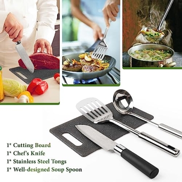 Camping Kitchen Utensil Set Perfect for Outdoor Adventures
