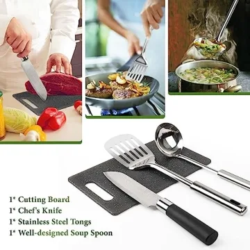 Camping Kitchen Utensil Set Perfect for Outdoor Adventures