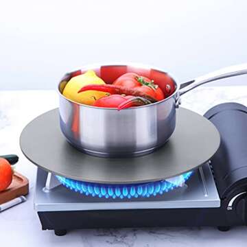 Energy-Saving Stove Diffuser - Multi-Purpose Defrosting Tray