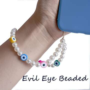 Vatogon Beaded Phone Strap Y2K Beaded Phone Charms Smiley Face Fruit Star Letter Pearl Handmade Rain...