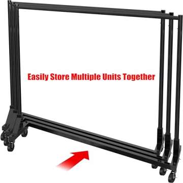 Simple Houseware Z-Base Garment Rack 500 lbs Capacity