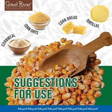 Great River Organic Milling Great River Organic Whole Corn, 25 Pounds (Pack of 1)