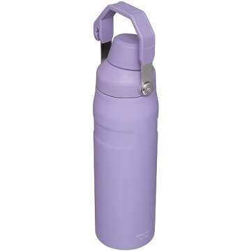 Stanley IceFlow Fast Flow Water Bottle 24 OZ | Angled Spout Lid | Lightweight & Leakproof for Travel...