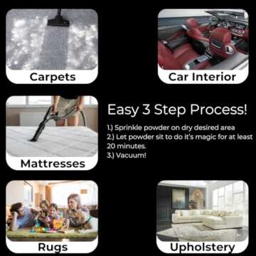 Natural Carpet Deodorizing Powder for Safe Home Freshness