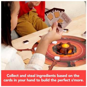 Hershey’S S’Mores Perfectly Toasted Game by Spin Master Games, Kids Toys & Kids Games & Camping Games, Board Games for Family Night, for Kids Ages 6+