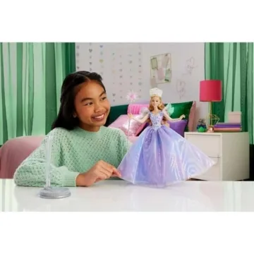 Mattel Universal Pictures' Wicked: for Good Deluxe Glinda Fashion Doll with Removable Outfit & 3 Acc...