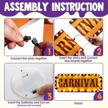 JOYIN Trunk Or Treat Car Decorations Kit for SUV Halloween Decorations Outdoor Circus Carnival Clown Decor Balloons, LED Lights Car Stickers Treat or Trick Haunted House Door Archway Entryway Boards