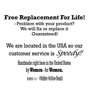 Hidden Hollow Beads Women's Stainless Steel Message Charm Expandable Wire Bangle Bracelet, Popular S...