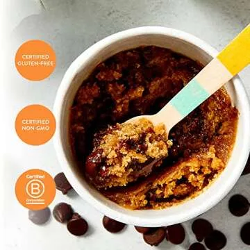 King Arthur, Gluten-Free Single Serve Chocolate Chip Cookie Mix, Gluten-Free, Non-GMO Verified, 2 Ounce (Pack of 12)