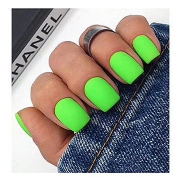 500pcs Short Square Acrylic Fake Nails - 10 Sizes