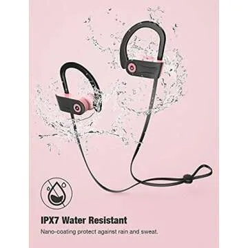 Otium Waterproof Bluetooth Headphones with 16 Hours Playtime