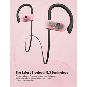 Otium Waterproof Bluetooth Headphones with 16 Hours Playtime