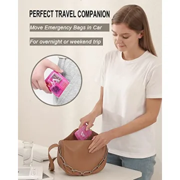 4PS Travel Pill Organizer with 164 Slice Labels，10 Compartments Travel Pill Box Portable Folding Small Pill Case Daily Pill Container Used for Carry Storage Medicine Organizer by M MUchengbao