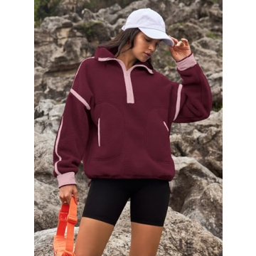 Yanekop Women’s Fuzzy Fleece Pullover - Cozy & Stylish