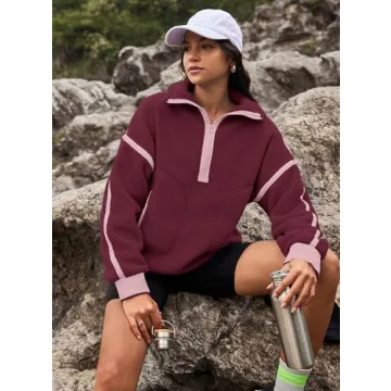 Yanekop Women’s Fuzzy Fleece Pullover - Cozy & Stylish