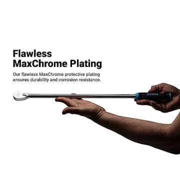 Capri Tools 3/8 Drive Fine 90-Tooth Ratchet with Ergonomic Grip