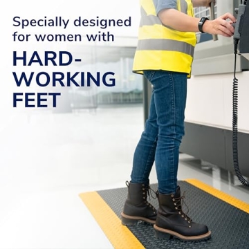 All-Day Work Insoles with Massaging Gel for Women