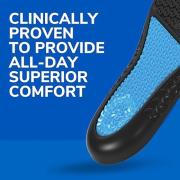 All-Day Work Insoles with Massaging Gel for Women