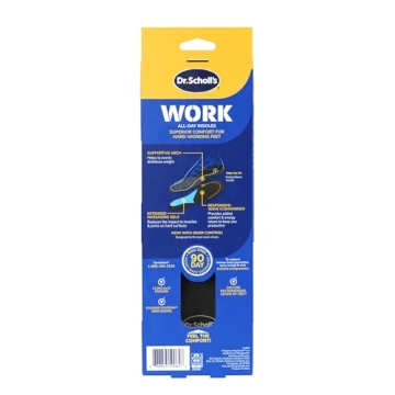 All-Day Work Insoles with Massaging Gel for Women