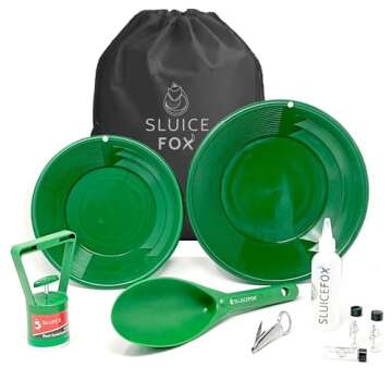 Gold Rush Panning Kit; 10-Piece Prospecting Tools