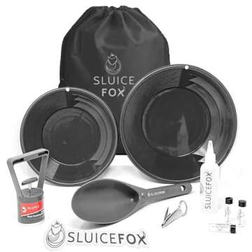 Gold Rush Panning Kit; 10-Piece Prospecting Tools