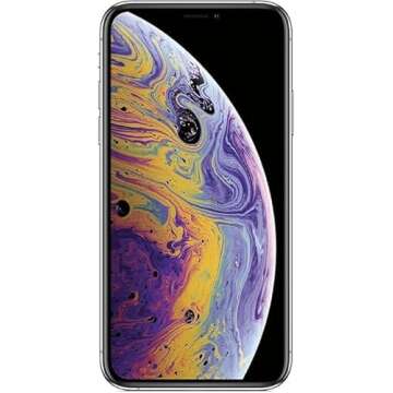 Apple iPhone XS, 64GB, Silver - Unlocked (Renewed)