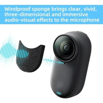 6 Pack Mic Wind Muff for Insta360 GO 3/GO 3S Accessories