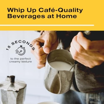 Bean Envy Electric Milk Frother for All Your Drinks