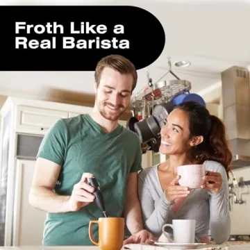 Bean Envy Electric Milk Frother for All Your Drinks