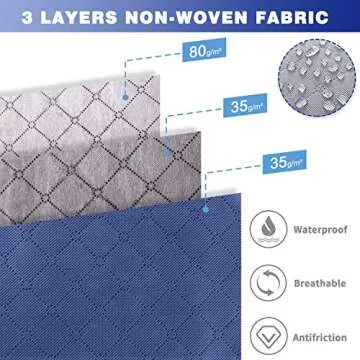 Clothes Storage Bag 4 Pack Large 90L Comforter Storage Bags with Sturdy Zipper, Blue Storage Bags with Foldable Reinforced Handle Thick Fabric for Blankets, Comforters, Bedding, Clear Window