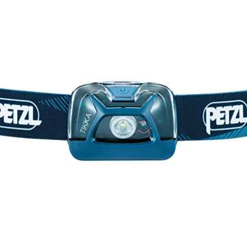 PETZL Tikka Headlamp, Unisex Adult, Blue, One Size