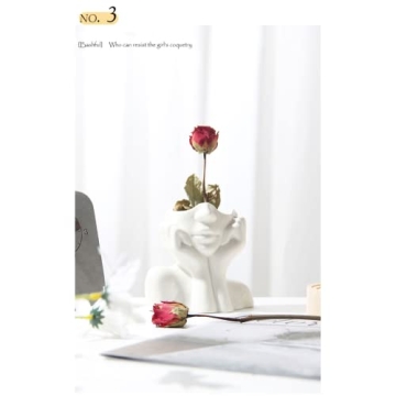 Female Form Face Vase - Modern Minimalist Home Decor