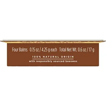 Burt's Bees Natural Lip Balm Winter Variety Pack - 4 Tubes