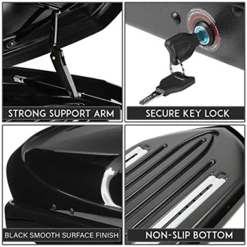 DNA Motoring Roof Top Cargo Box for Easy Travel Storage