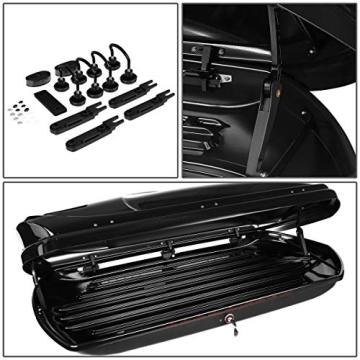 DNA Motoring Roof Top Cargo Box for Easy Travel Storage