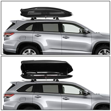 DNA Motoring Roof Top Cargo Box for Easy Travel Storage