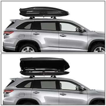 DNA Motoring Roof Top Cargo Box for Easy Travel Storage