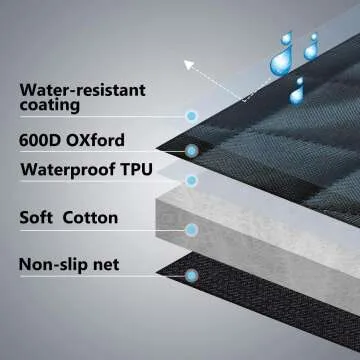 Waterproof Dog Seat Cover for Back Seat - Vailge