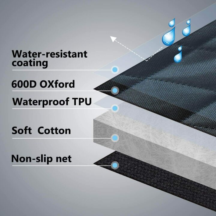 Waterproof Dog Seat Cover for Back Seat - Vailge