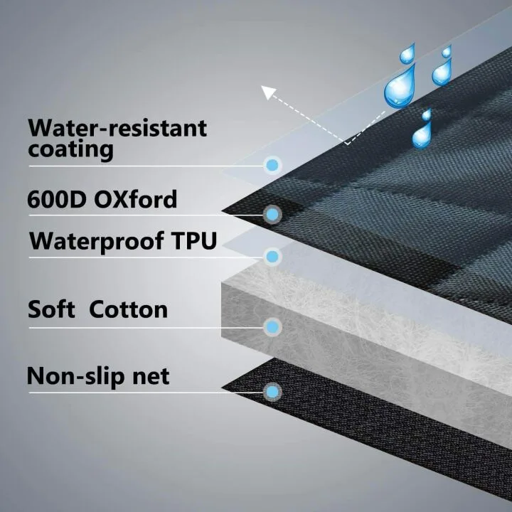 Waterproof Dog Seat Cover for Back Seat - Vailge